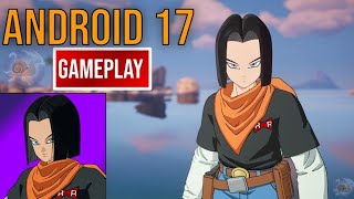 New Android 17 Skin Gameplay Dragon Ball Fortnite [upl. by Borgeson58]