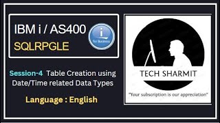 Date and time data Types  sqlrpgle in as400  sqlrpgle in ibmi  sqlrpgle  ibmi training  ibmi [upl. by Onaimad]