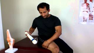 Quadriceps Self Massage With Massager  Manu Kalia  Video 139  TridoshaWellness [upl. by Adidnere]