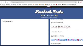 Want to Change Your Facebook Font Heres How [upl. by Dulcle]