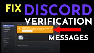 Fix Discord Not Sending Messages  Discord Email Verification [upl. by Odella585]