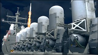 25 PHALANX CIWS vs 1 FIGHTER JET  IN ACTION SIMULATION [upl. by Nylessoj]