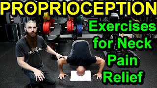 Top 5 PROPRIOCEPTION EXERCISES for NECK PAIN RELIEF Cervical Proprioception Exercises [upl. by Neetsirhc]