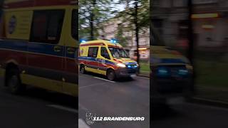 quotWSPR Szczecin🚑quotHier ein kleines Video von einem RTW aus Stettin🚑📷rettungs short polska stettin [upl. by Westland]