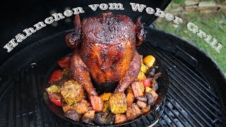 Grillhähnchen vom Weber Grill [upl. by Ledua]