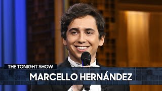 Marcello Hernández Makes His Tonight Show StandUp Debut  The Tonight Show Starring Jimmy Fallon [upl. by Naie]