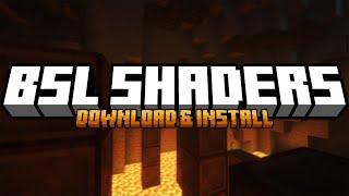 How To Download amp Install BSL Shaders in Minecraft 1211 [upl. by Leis]