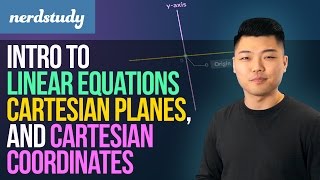 Intro to Linear Equations Cartesian Planes Coordinates  Nerdstudy [upl. by Hnah]