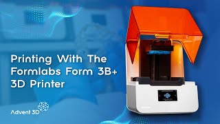 PRINTING with FORMLABS 3B 3D PRINTER [upl. by Yrrak]