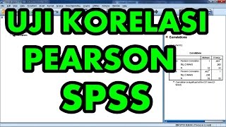 Uji Analisis Korelasi Pearson dengan SPSS Sangat Jelas [upl. by Bary]