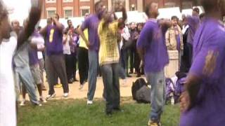 Omega Psi Phi Strollin  Howard University [upl. by Aliuqa]