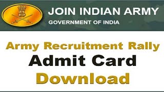 Download Indian army admit card [upl. by Meador955]