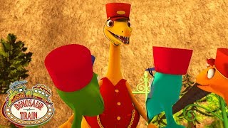 Jurassic Triassic and Cretaceous Time Periods with the Conductor and Friends  Dinosaur Train [upl. by Ahsinom]