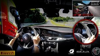 Alfa Romeo Giulia Quadrifoglio RECORD Nurburgring FULL LAP 0732quot [upl. by Kial]