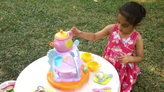 Fisher Price Toys  Servin Surprise Tea Party Set Toy Review [upl. by Ahearn]