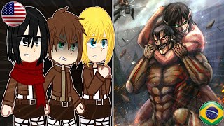 ❄️•Past Attack on Titan React to Future•❄️  Aot React  Pt 1 [upl. by Goodspeed254]