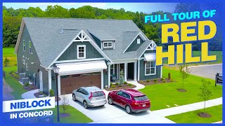 Full Tour of Red Hill  Niblock in Concord New Construction [upl. by Arytas155]