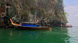 LongTail Boat Ride in Thailand  Island amp Ocean Views [upl. by Kenti]