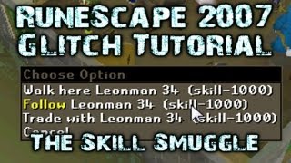 RS07 RuneScape Glitch Tutorial  Burthorpe Games Rooms SkillSmuggle [upl. by Ydnam]