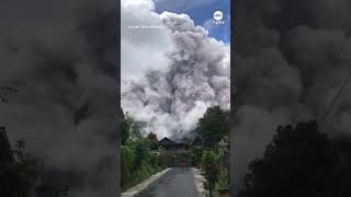 Indonesias Mount Merapi erupts [upl. by Almena]