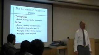 How to Defend your Dissertation 17 [upl. by Ormond]