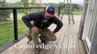 How to Replace a Damaged Deck Board with Camo Edge Clips  Colorado Custom Covers amp Decks [upl. by Eillac]