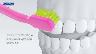 Film instruktażowy  jak używać szczoteczki manualnej Curaprox CS 5460 [upl. by Dionne282]