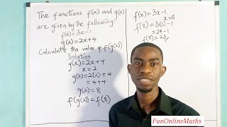 Finding fgx COMPOSITE FUNCTIONS [upl. by Anne-Corinne]