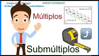 🔴 MÚLTIPLOS y SUBMÚLTIPLOS del METRO Ⓜ️ [upl. by Oswin]