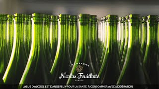 Champagne bottling Tirage  Champagne Nicolas Feuillatte [upl. by Arakawa791]