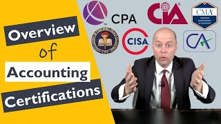 Overview of Certifications for Accountants [upl. by Otsuaf]