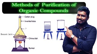 15Methods of Purification of Organic Compounds  sublimation  Crystallisation  CBSE Class 11 [upl. by Karola]