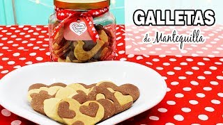 Galletas de Mantequilla para San Valentín  Cositaz Ricaz [upl. by Procora]