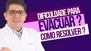 Dificuldade para evacuar intestino preso como resolver  Dr Juliano Teles [upl. by Ecirtaeb]