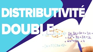 Double Distributivité  Développer une Expression  Mathrix [upl. by Bigot]