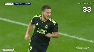 Dominant Real Madrid String 33 Passes to Produce Hazards Goal vs Celtic  CBS Sports Golazo [upl. by Simona]