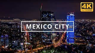 Mexico City  Mexico 🇲🇽  4K Hyperlapse Drone Footage [upl. by Neyud]