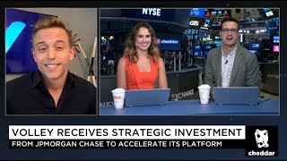 Carson Kahn CTO Volleycom  LIVE Interview with Cheddar from the New York Stock Exchange [upl. by Avihs]