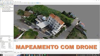 Mapeamento com drone e preenchimento lateral [upl. by Hanafee779]