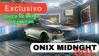 Onix 2021 envelopamento total customizado em grafite fosco [upl. by Schiff]