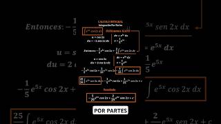 Integración por Partes  Calculo Integral maths mathematics hazlotumismo [upl. by Assereht513]