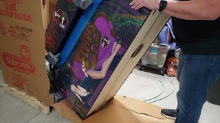 Stern Elvira 40th Anniversary Pinball Unboxing with Escalera and PinJak™ Debut [upl. by Pownall]