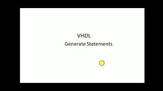 lecture 5  VHDL Generate Generate Statements RTL code with exampleHindi English interview Ques [upl. by Elik]