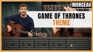 Cours de Guitare  Tuto Game of Thrones Theme [upl. by Zwart]