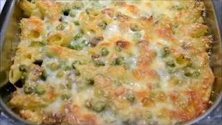 Pasta al forno con piselli e salsiccia [upl. by Esiole769]