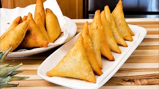 Samosa Recipe  Crispy Fried Chicken Samosa  Chef D Wainaina [upl. by Devinne]