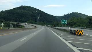 West Virginia Turnpike Interstate 77 Exits 98 to 85 southbound [upl. by Verne561]