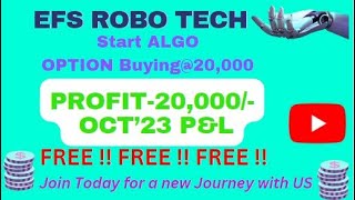 OCT23 PampL REPORTALGO TRADINGFREE ROBO SOFTWARE [upl. by Hollenbeck]