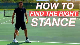 The Ultimate Guide to Tennis Serve Stances  Pin Point  Platform amp Variations [upl. by Anawahs]