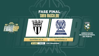 Fase Final Distrital de Sub 18 Masculino  Guifões SC vs CD Póvoa A [upl. by Auqenet]